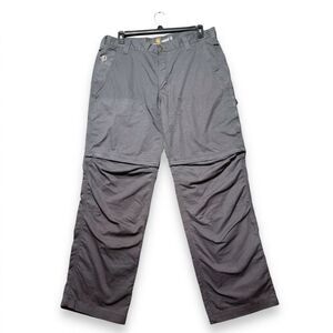 Carhartt Force Extremes Convertible Zip-Off Cargo Pants Shorts Gray 38x30